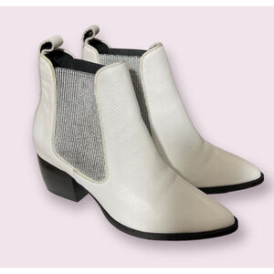 Sol Sana Women's Dials Boot in White/Silver Size 7.5/38